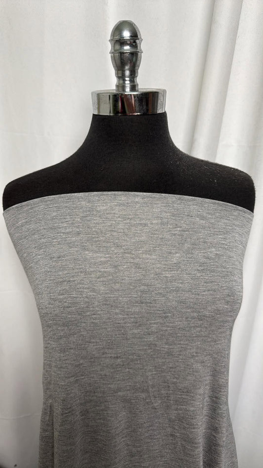Grey - Rayon/Spandex - 2 Yard Cut