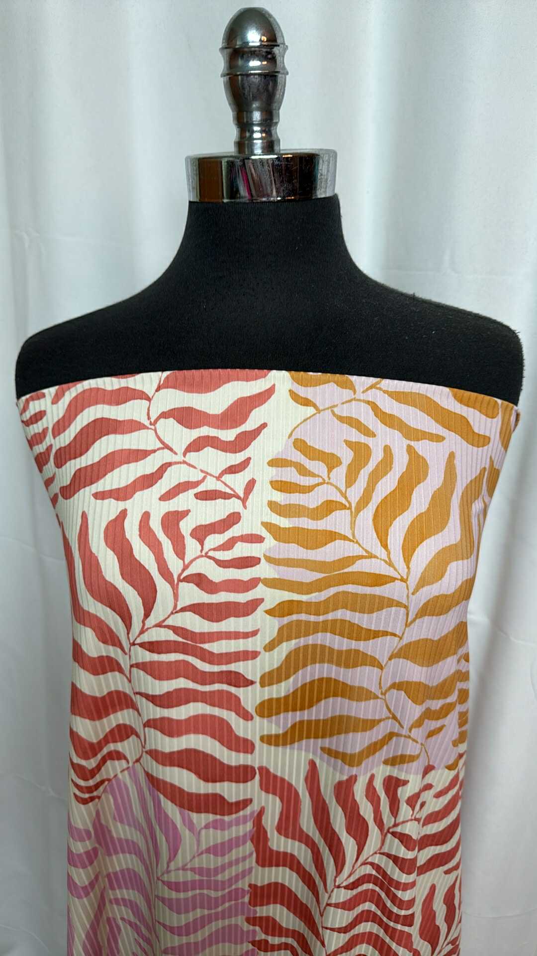 Leaves - Nylon/Spandex Rib - 2 Yard Cut