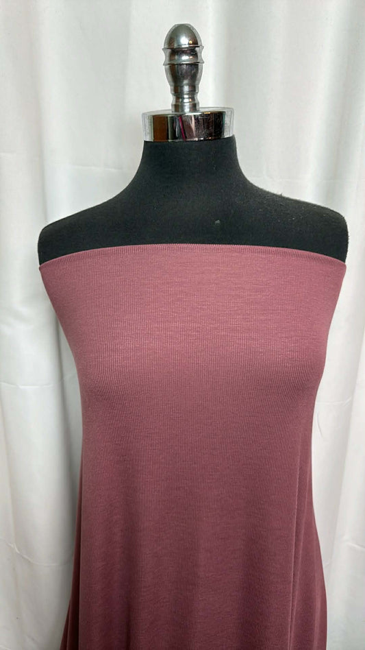 Rose - Modal/Spandex Rib Knit - 2 Yard Cut