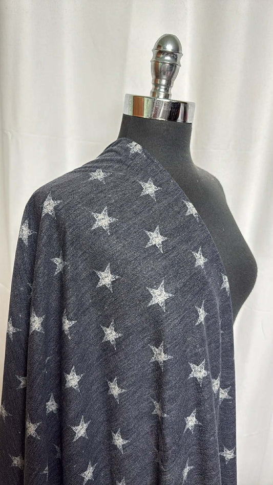 Stars - Right-Side-Loop PRS French Terry - 2 Yard Cut