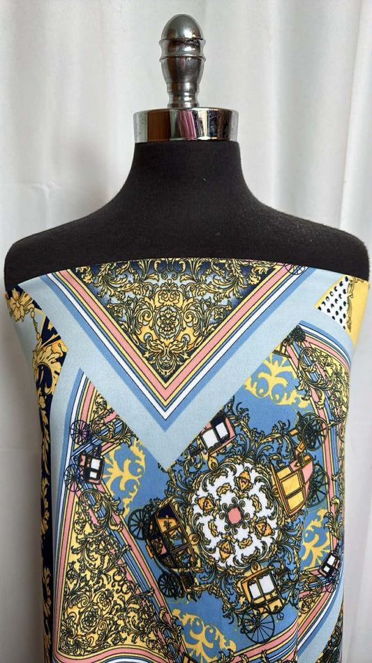 Carriage Bandana - Scuba - 2 Yard Cut