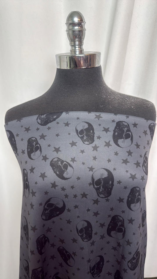 Skulls/Stars - Scuba - 2 Yard Cut