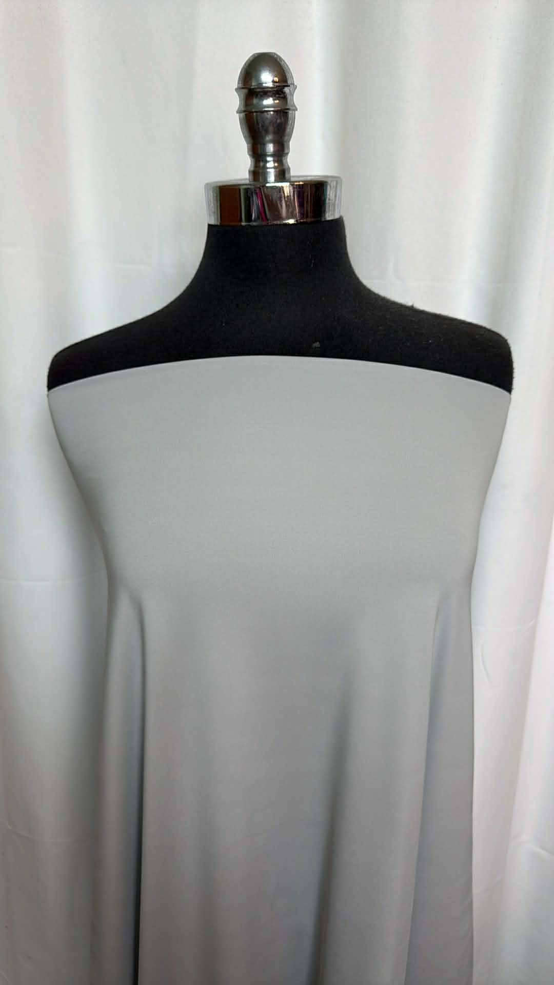 Silver - Nylon/Spandex Swim LINING - 2 Yard Cut