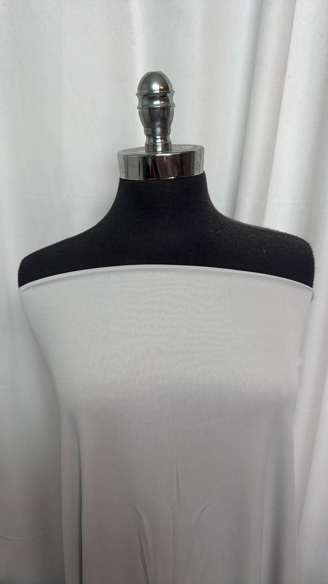 Silver - Poly Interlock Lining - 2 Yard Cut