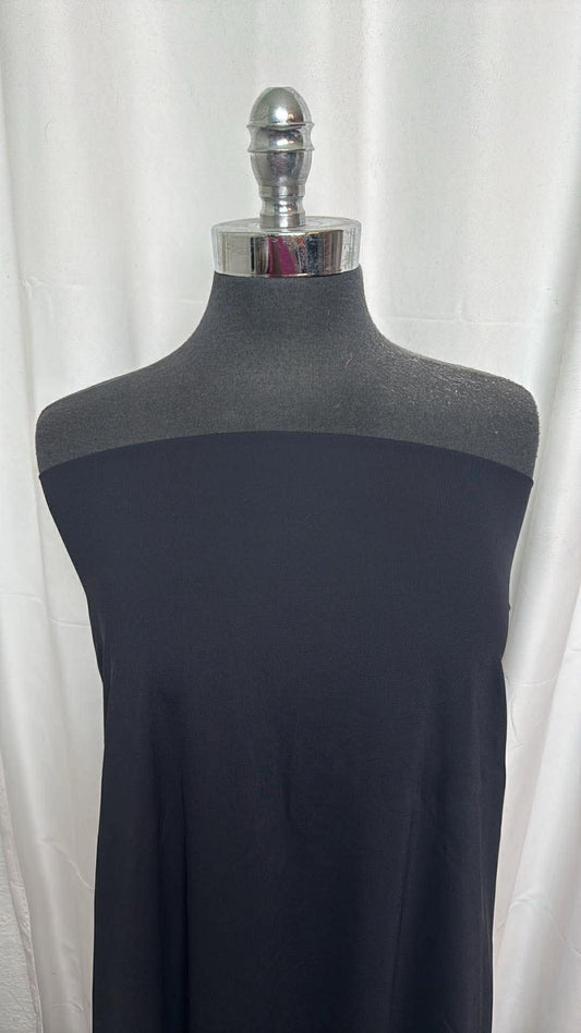 Solid Black - Yoga Performance - 2 Yard Cut