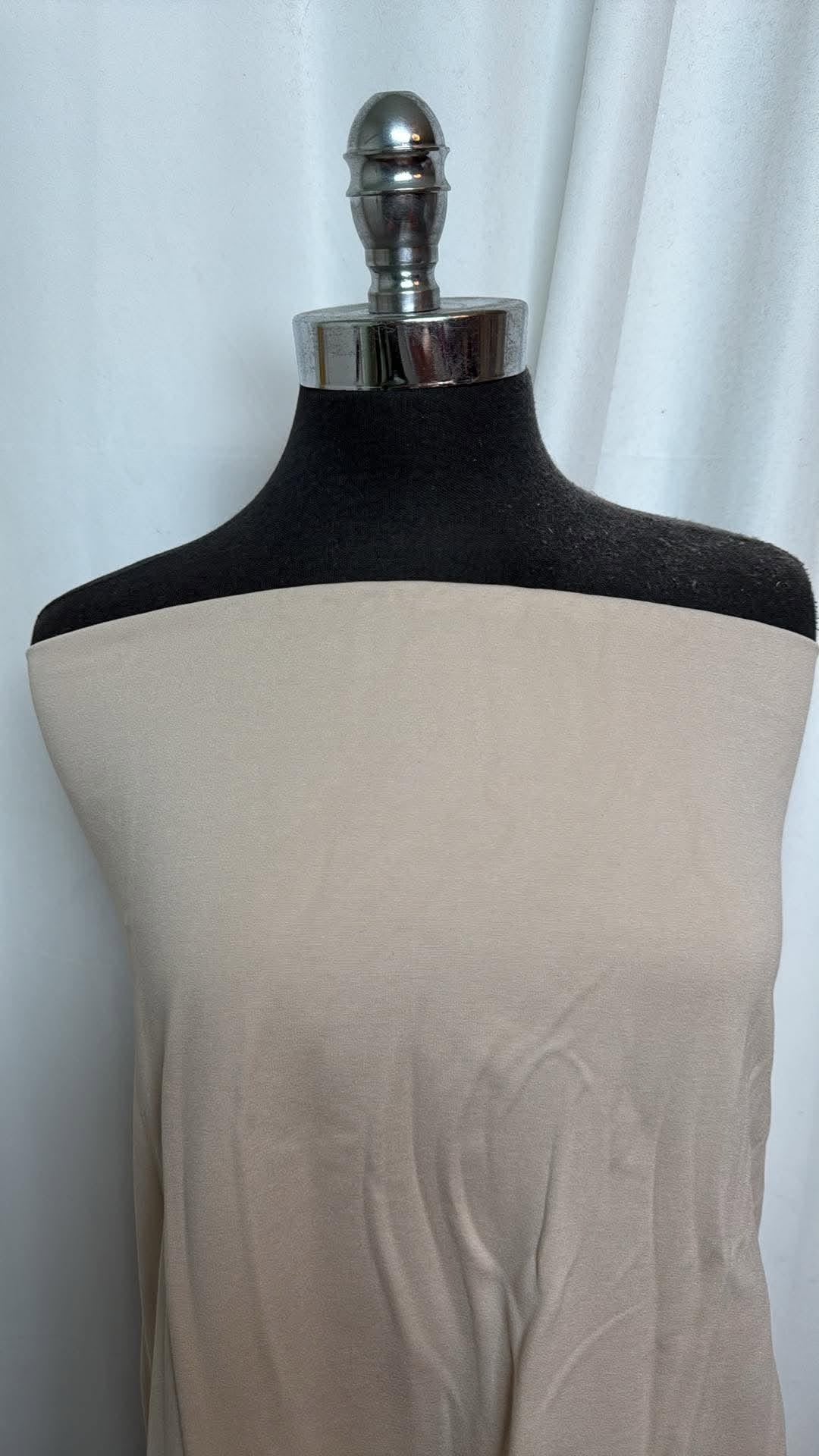 Taupe - Nylon Ponte - 2 Yard Cut