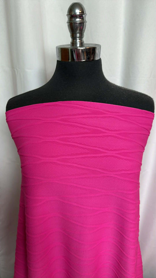 Textured Pink - ITY - 3 Yard Cut