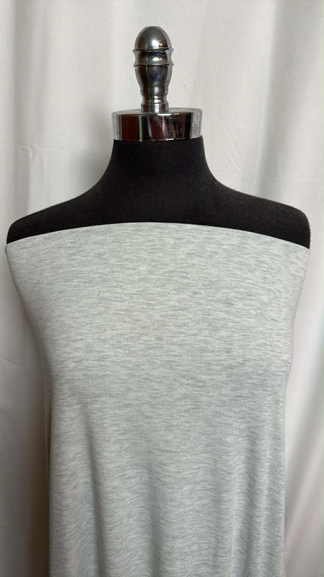 Heather Grey - Triblend Jersey - 2 Yard Cut