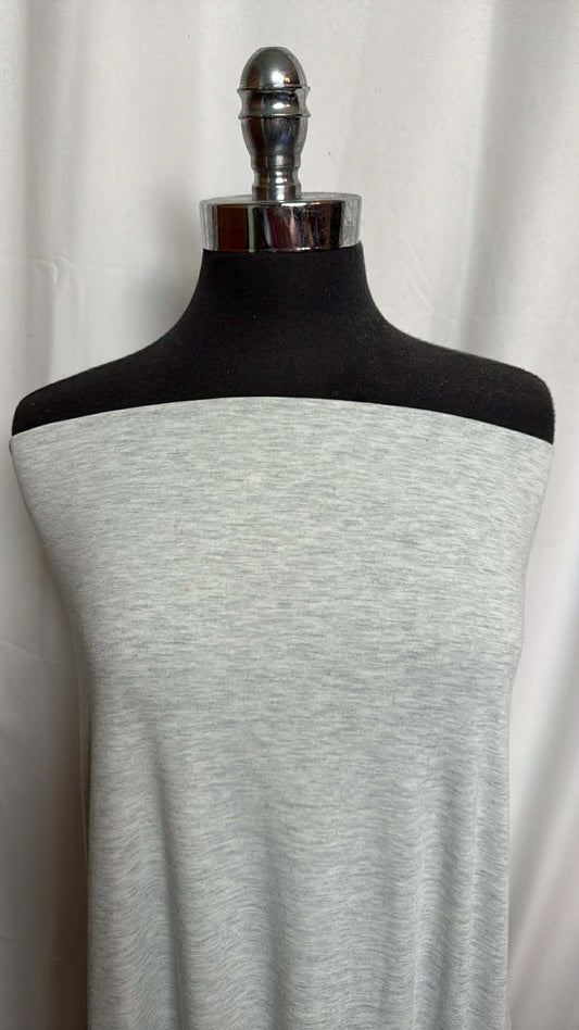 Heather Grey - Triblend Jersey - 2 Yard Cut