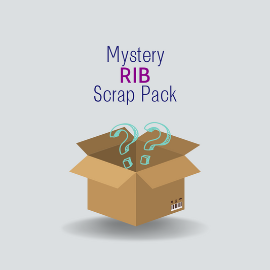 MYSTERY Rib Scrap Pack (Approx. 6" × WOF)