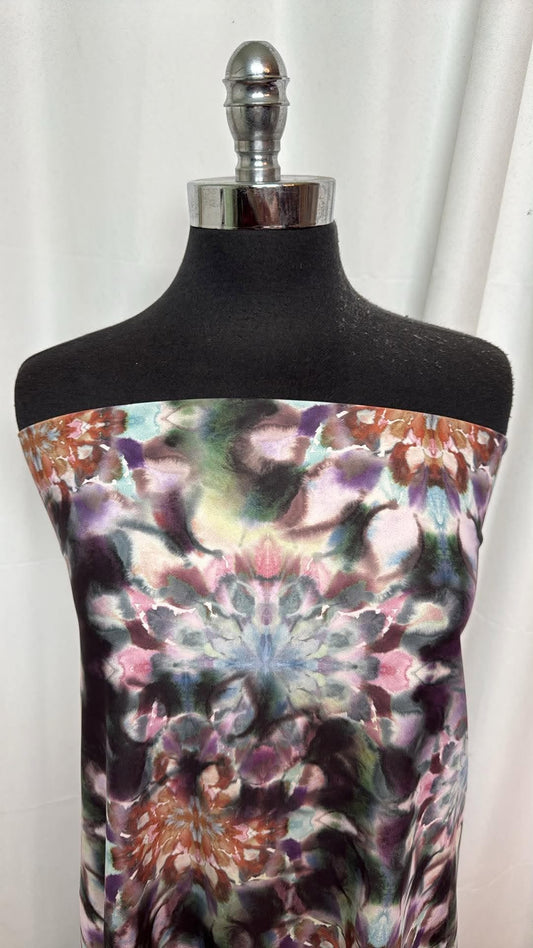 Abstract Floral - Yoga Performance - 2 Yard Cut