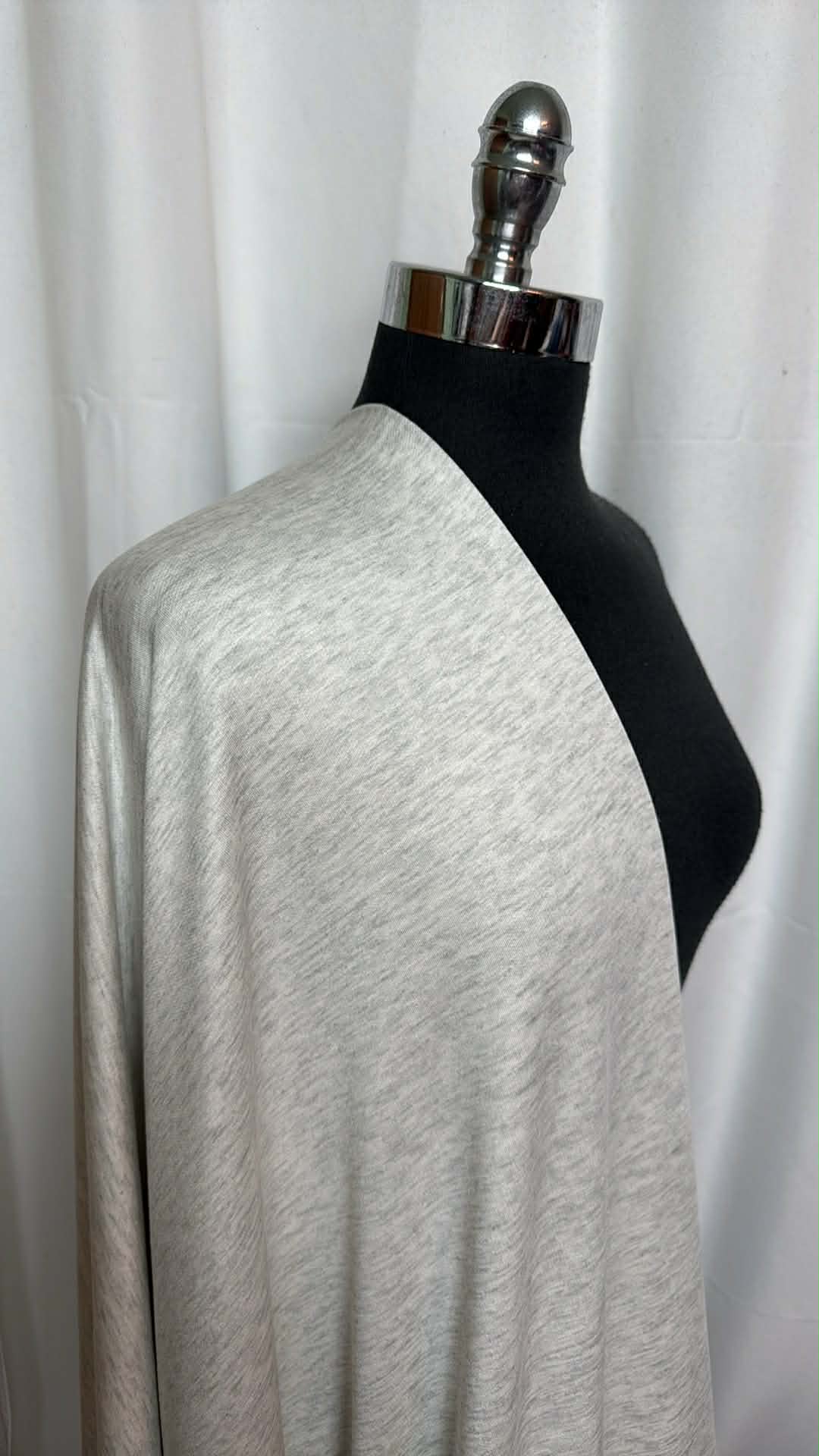 Ash Grey - PRS Baby French Terry - 2 Yard Cut