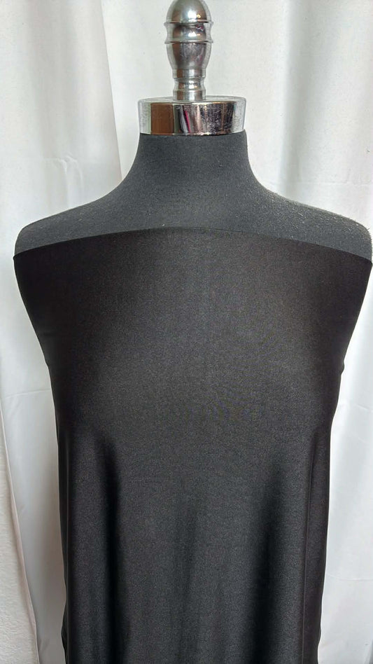 Black Shimmer - Nylon/Spandex - 2 Yard Cut