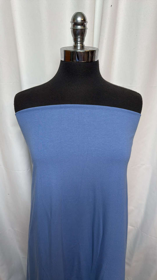 Blue - Cotton/Spandex - 2 Yard Cut