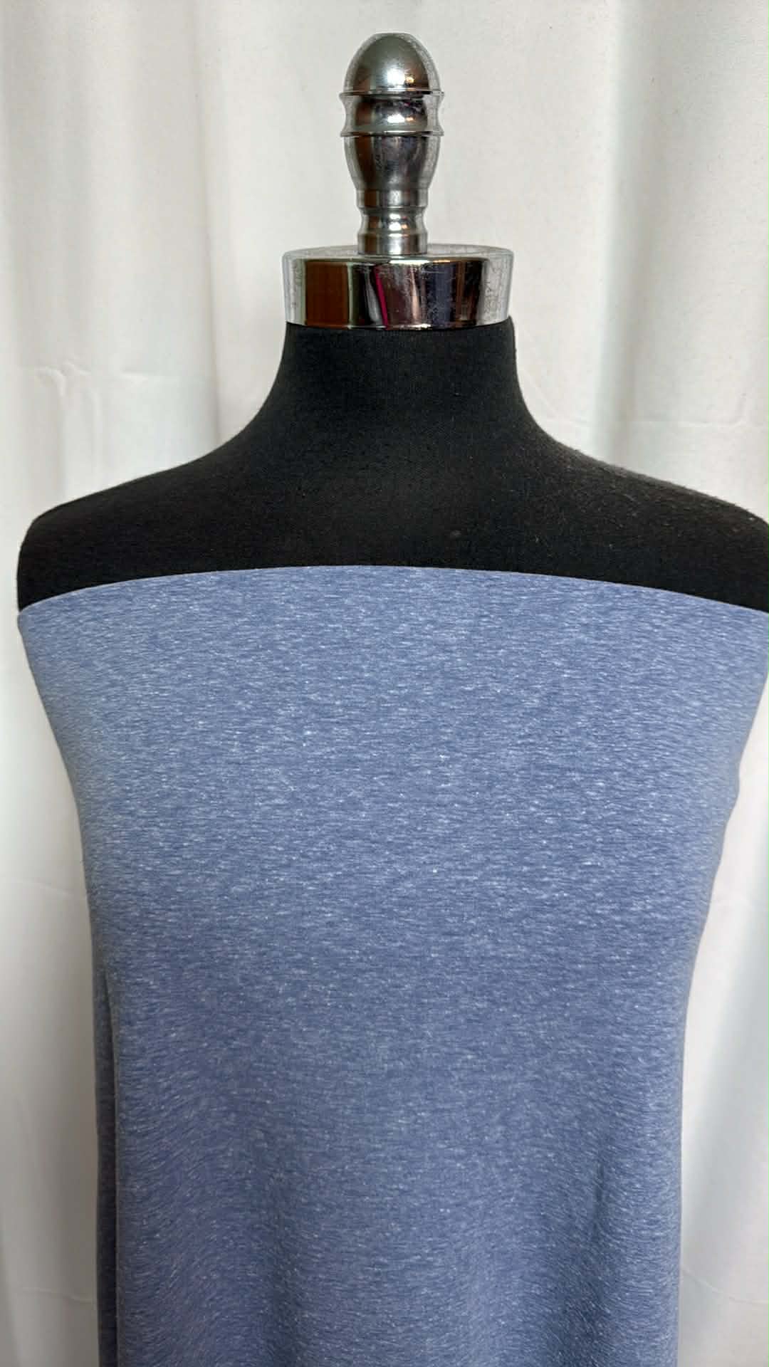 Blue - Triblend Jersey - 2 Yard Cut