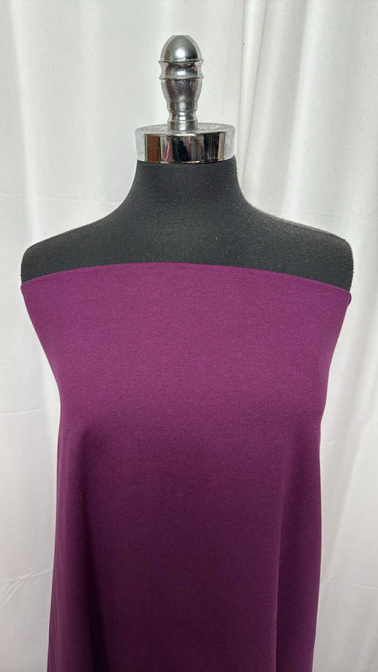 Boysenberry Heather - Peached Performance - By the 1/2 Yard