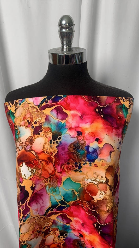 Bright Acid Ink - Peached Performance - 3 Yard Cut