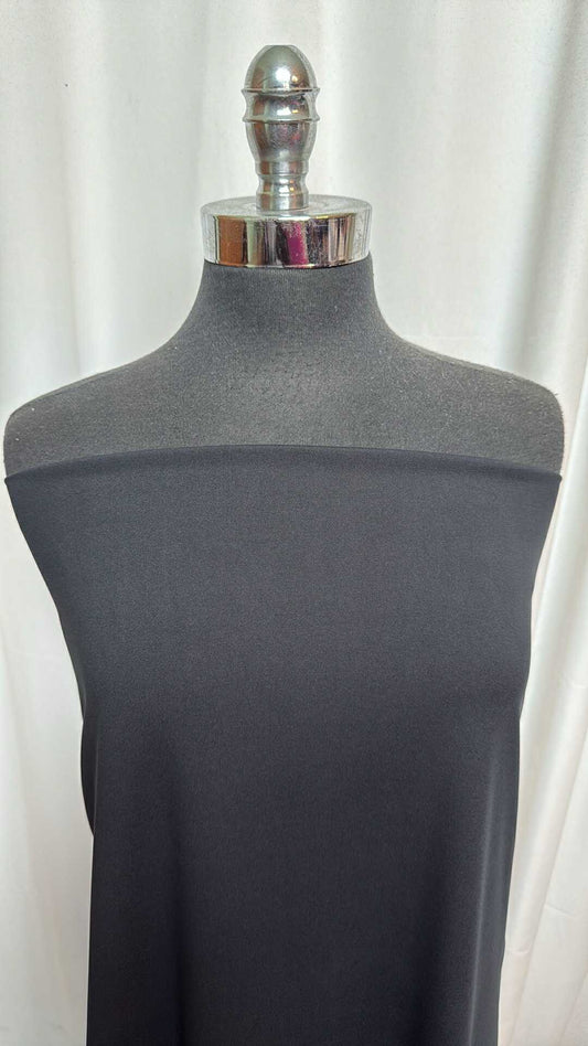 Black - Brushed Yoga Performance - 2 Yard Cut