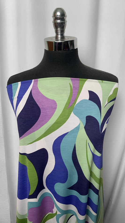 Retro Swirl - Bulgari ITY - 3 Yard Cut