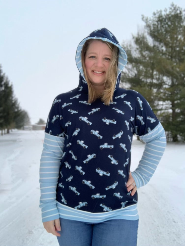Adult's Del Mar Dolman Top & Hoodie