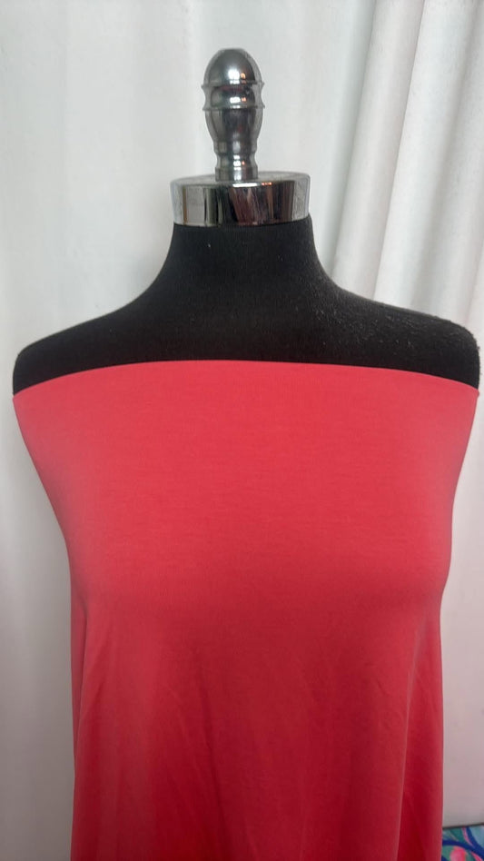 Coral - Modal/Cotton/Spandex - 2 Yard Cut
