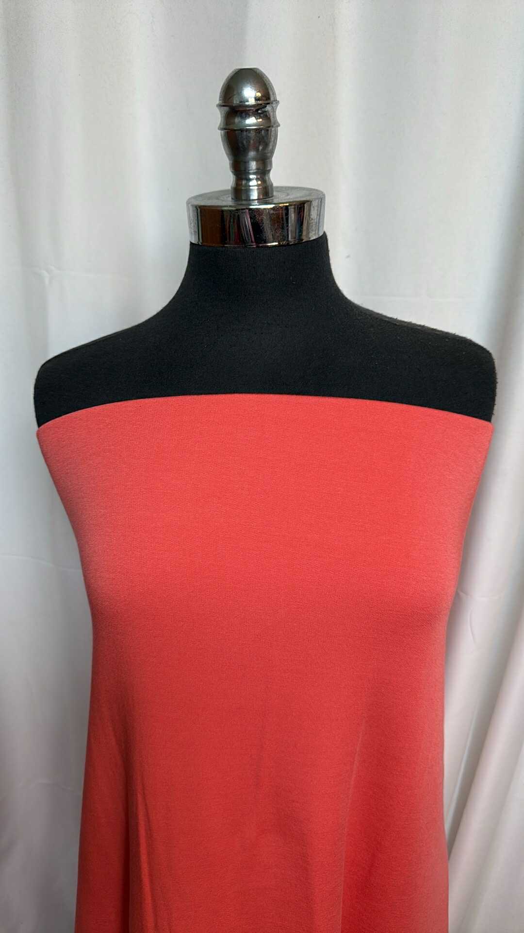 Coral - Modal/Spandex Brushed French Terry - By the Yard