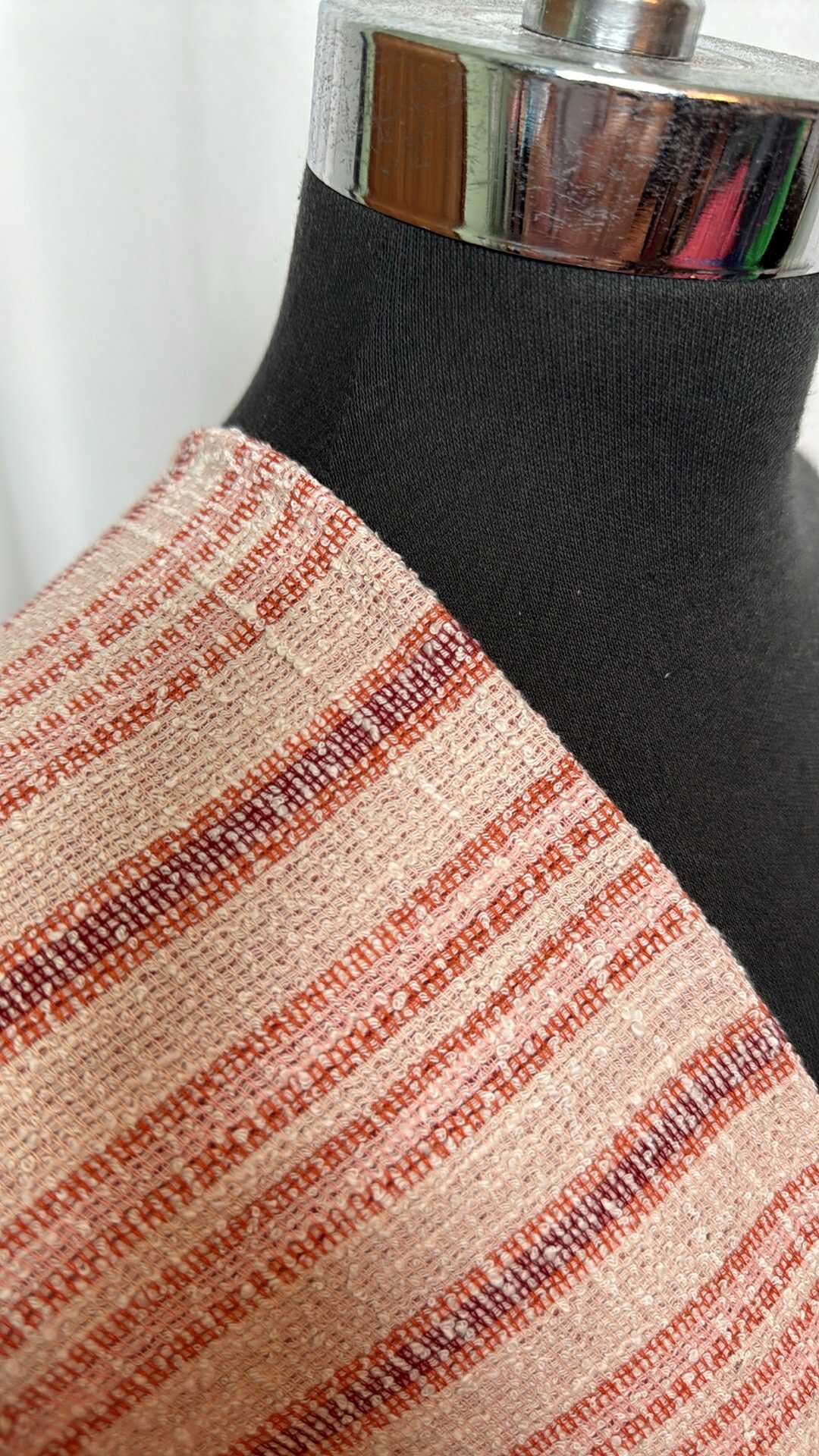 Stripe - Cotton-Blend Double Knit (Flaw-Read Desc.) - 2 Yard Cut