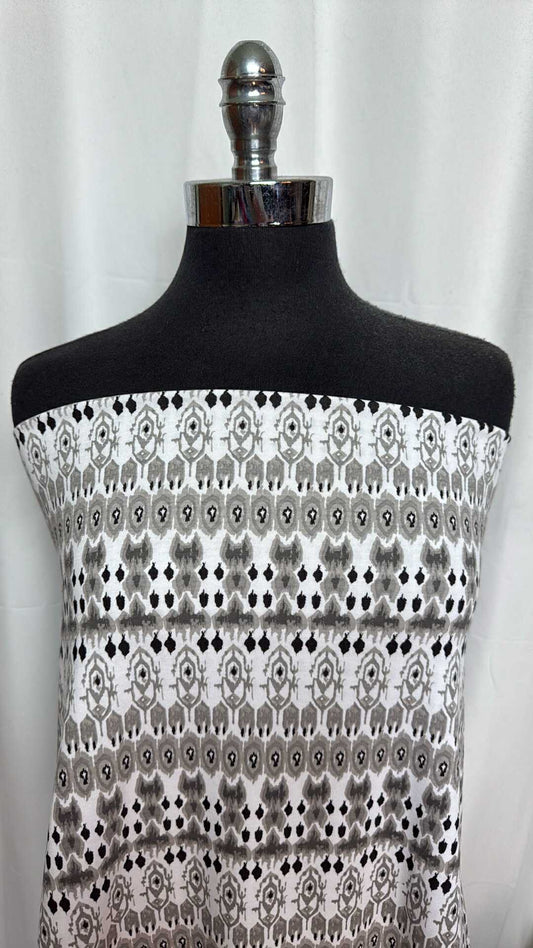 Abstract Stripe - Cotton/Spandex - 2 Yard Cut