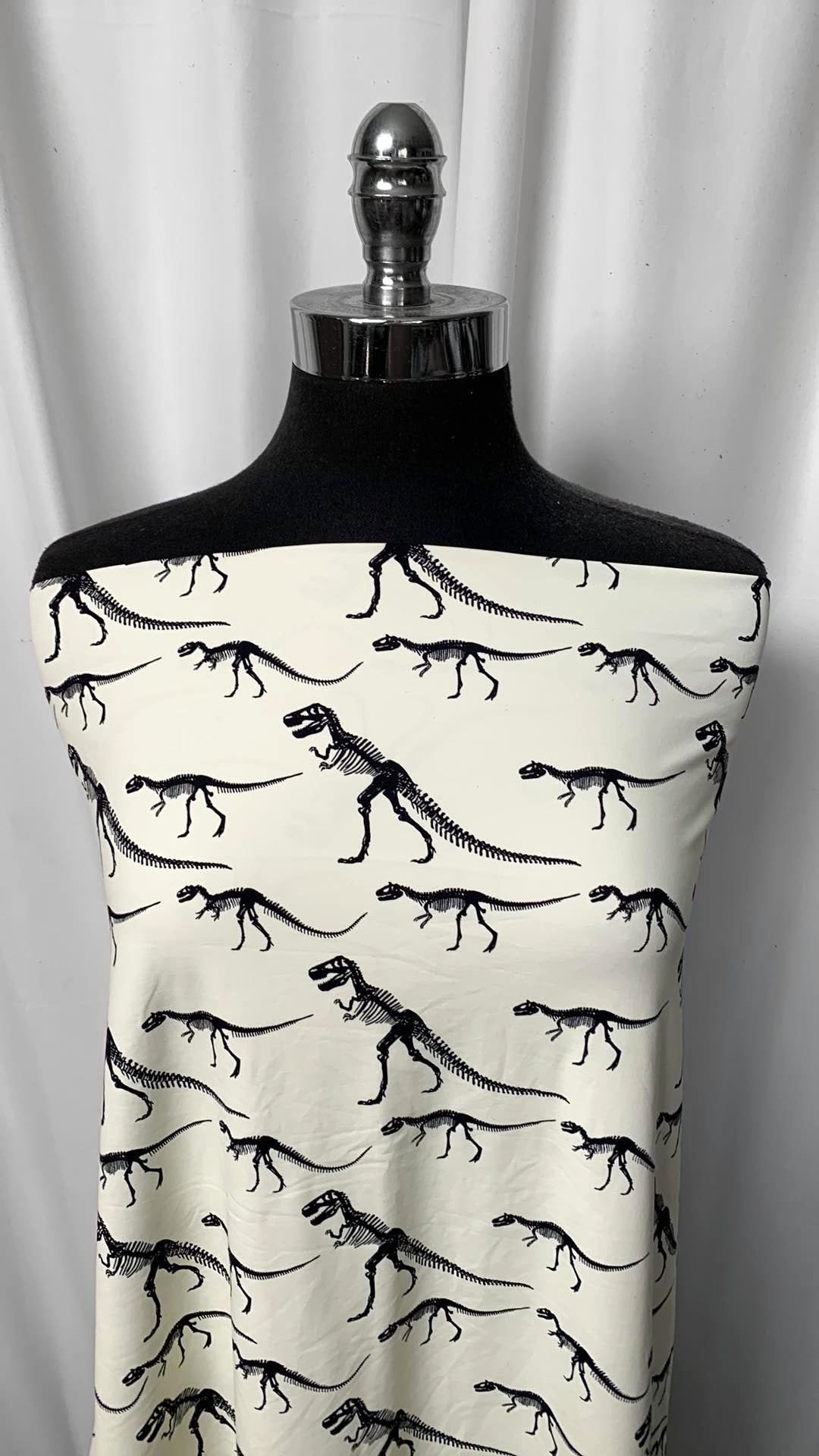 Dino Fossils - Nylon Spandex - 2 Yard Cut