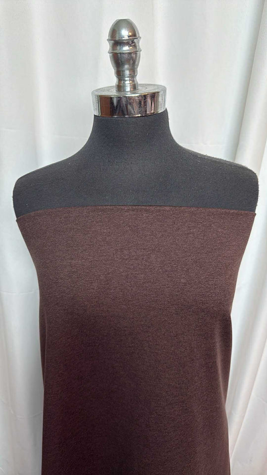 Dark Brown - Peached Performance - 3 Yard Cut