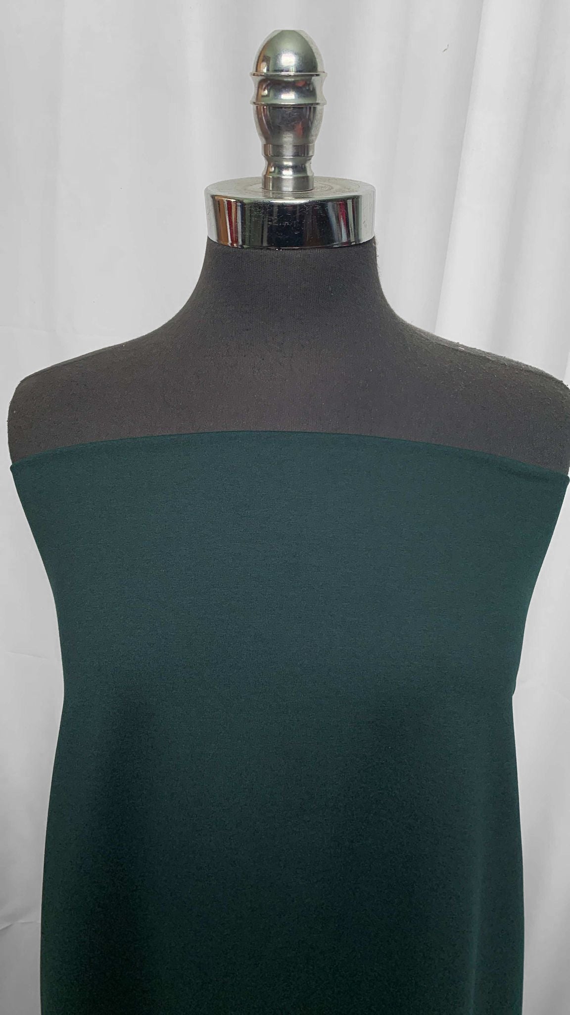 Dark Spruce Green - Peached Performance - By the 1/2 Yard