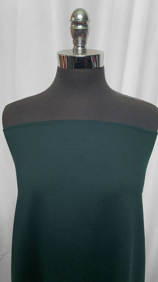 Dark Spruce Green - Peached Performance - By the 1/2 Yard