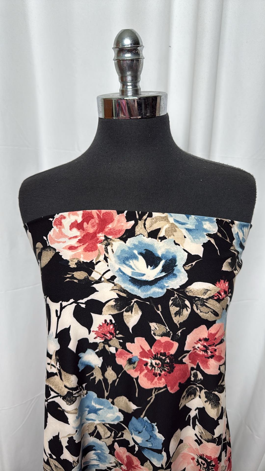 Floral 12 - Double Brushed Poly Spandex - 2 Yard Cut