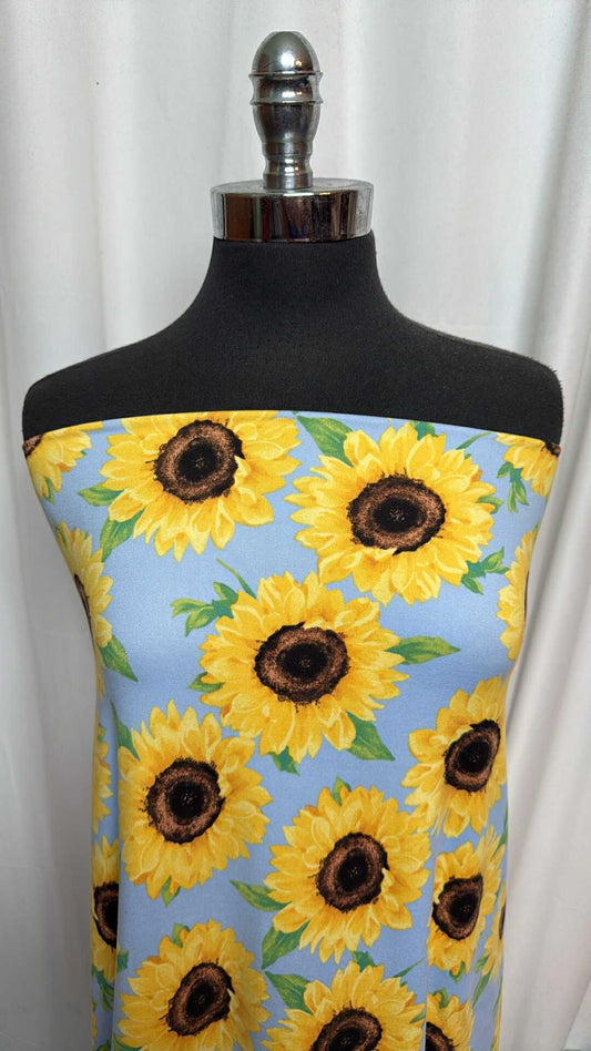 Sunflower - Double Brushed Poly Spandex - 2 Yard Cut