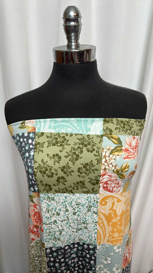 Patchwork - Double Brushed Poly Spandex - 2 Yard Cut