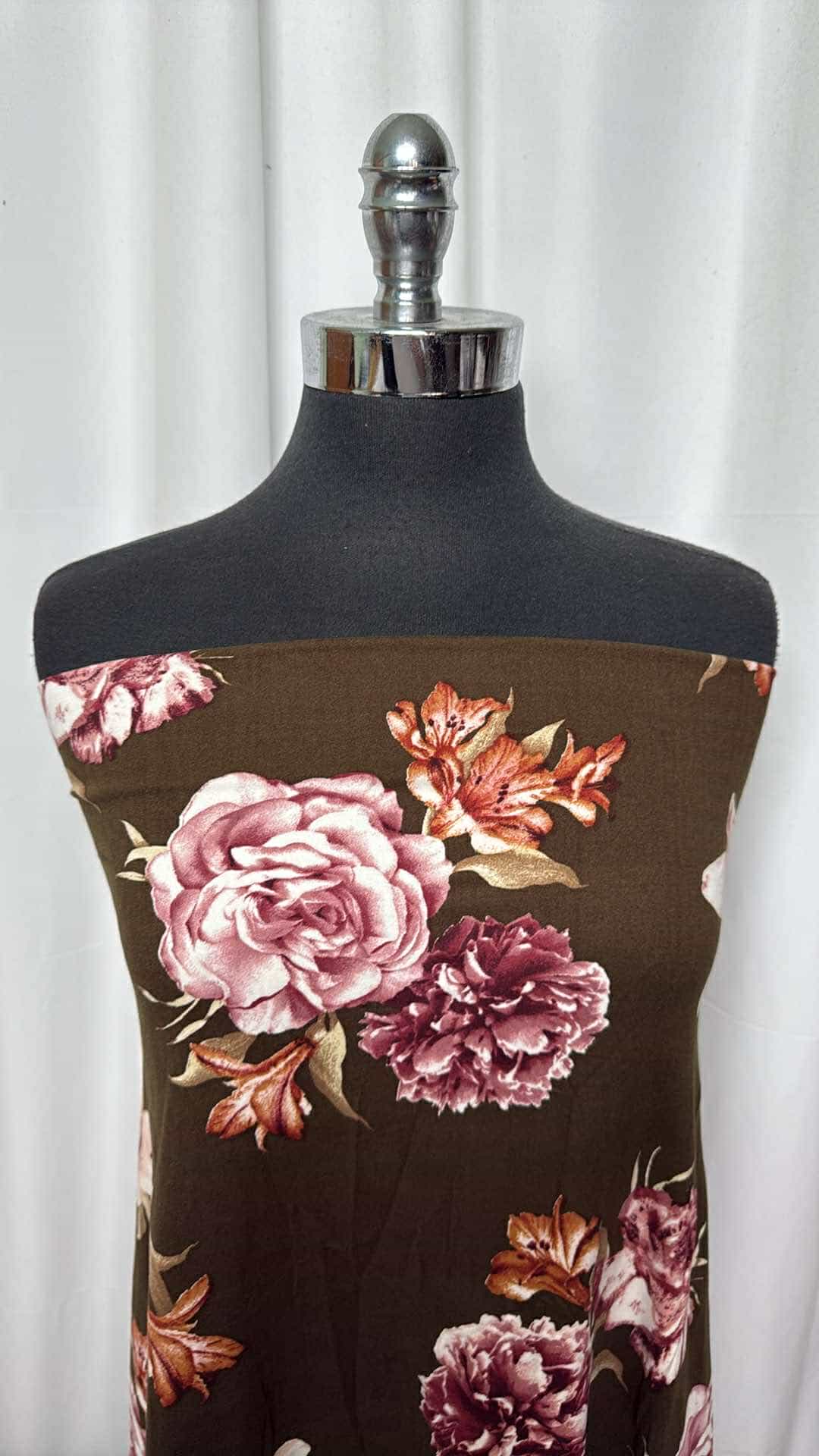 Floral 5 - Double Brushed Poly Spandex - 2 Yard Cut