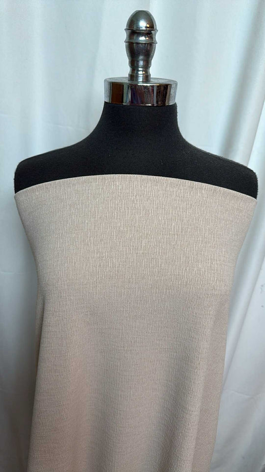 Biscuit - Poly/Spandex Double Knit - 2 Yard Cut