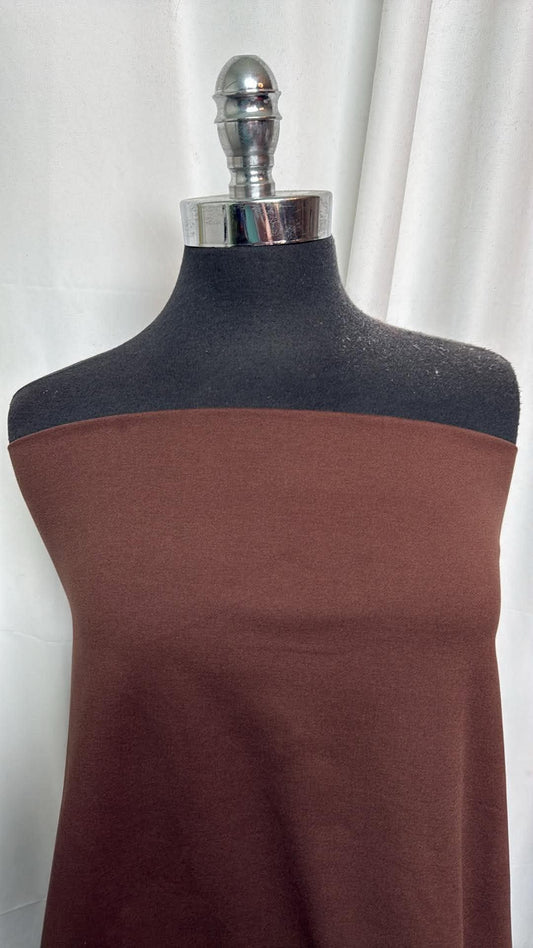 Espresso Heather - Peached Performance - By the 1/2 Yard