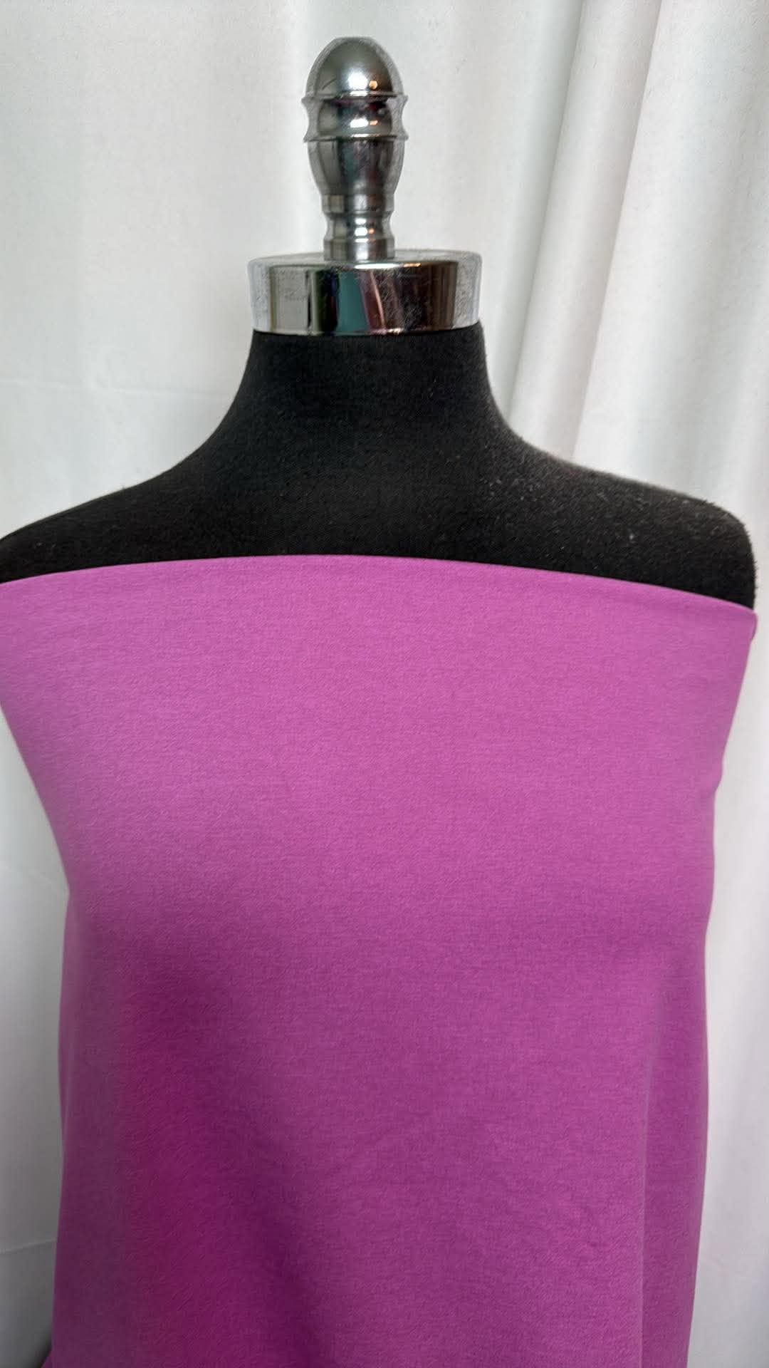 Fun Fuchsia Heather - Peached Performance - By the 1/2 Yard
