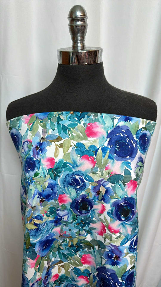 Ink & Blossom - Peached Performance - 3 Yard Cut