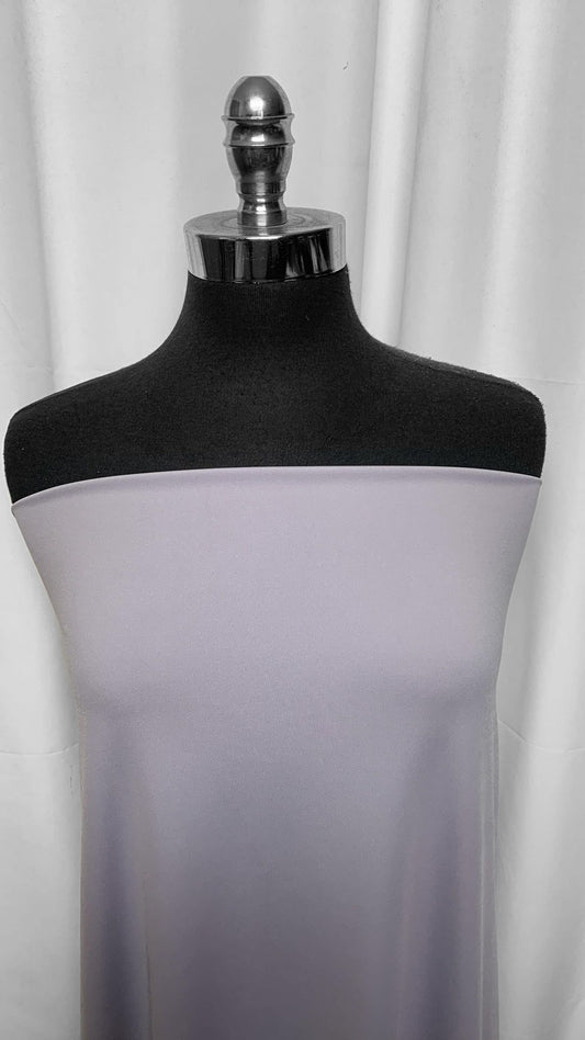Silver - Wicking Nylon/Spandex Interlock (4-Way Stretch) - 2 Yard Cut
