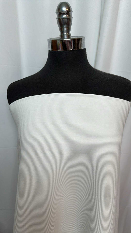 Ivory - Ottoman P/S Double Knit - 2 Yard Cut