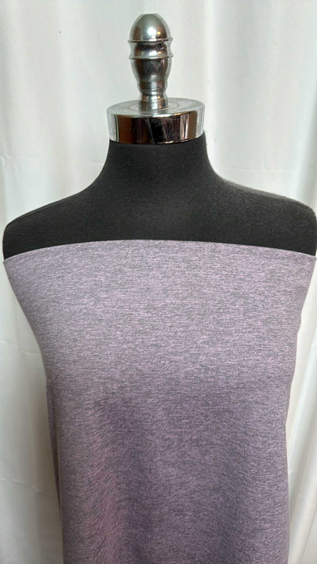 Lilac/Grey - Peached Performance - By the 1/2 Yard
