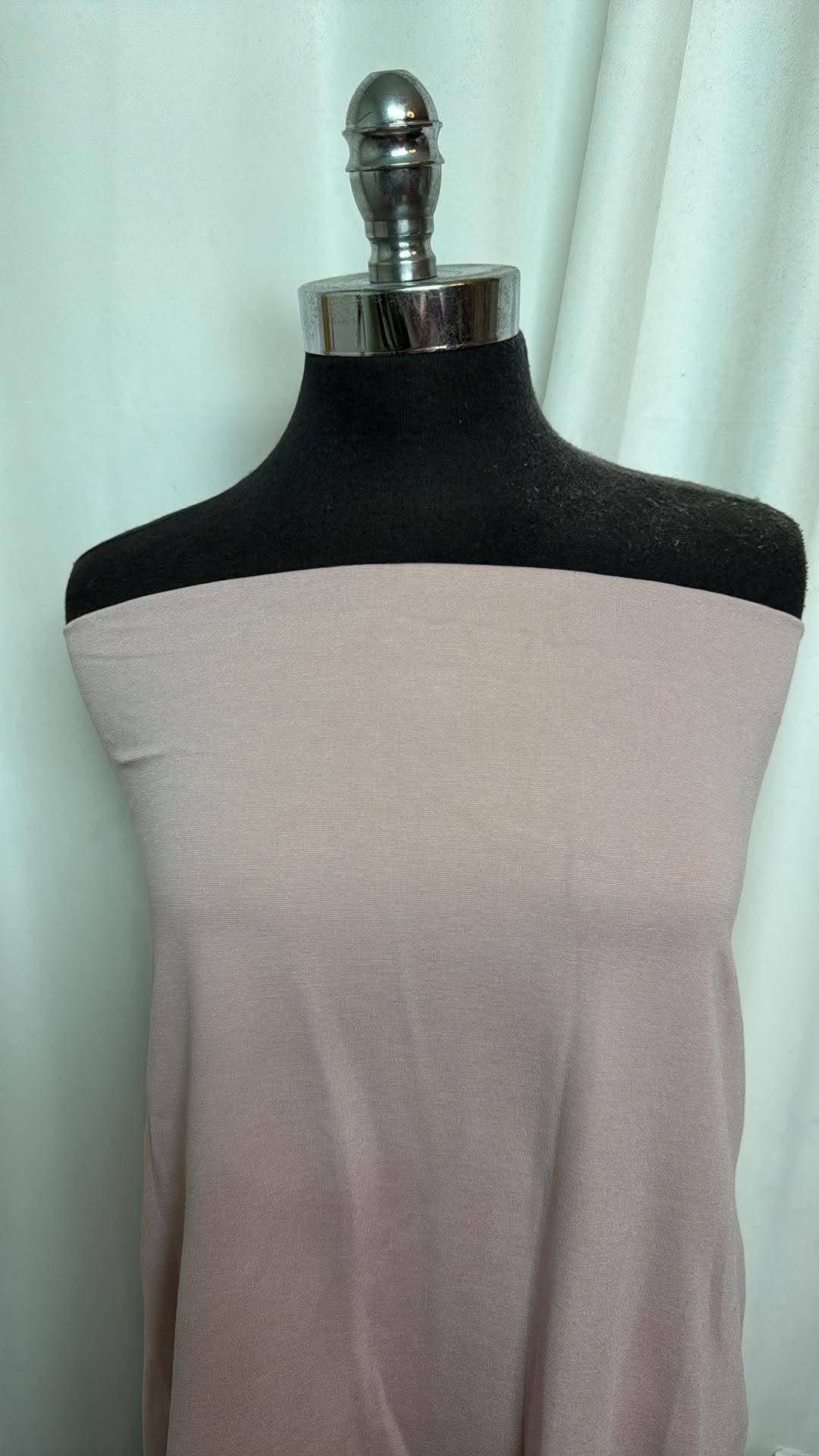 Light Mauve - Nylon Ponte - 2 Yard Cut