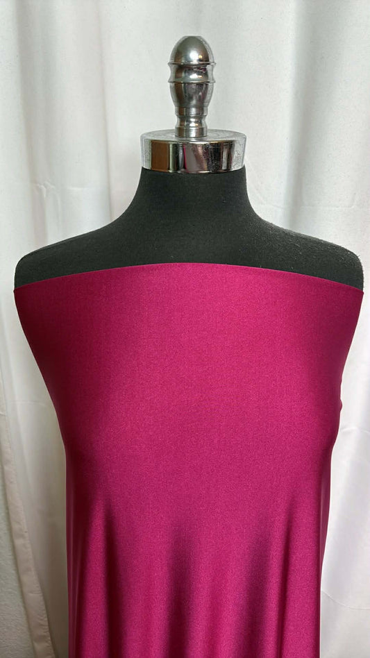 Magenta Shimmer - Nylon/Spandex - 2 Yard Cut