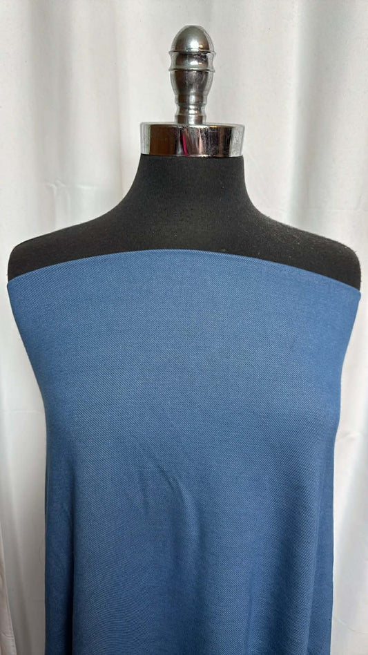 Medium Blue Poly/Rayon/Spandex Jegging - By the yard