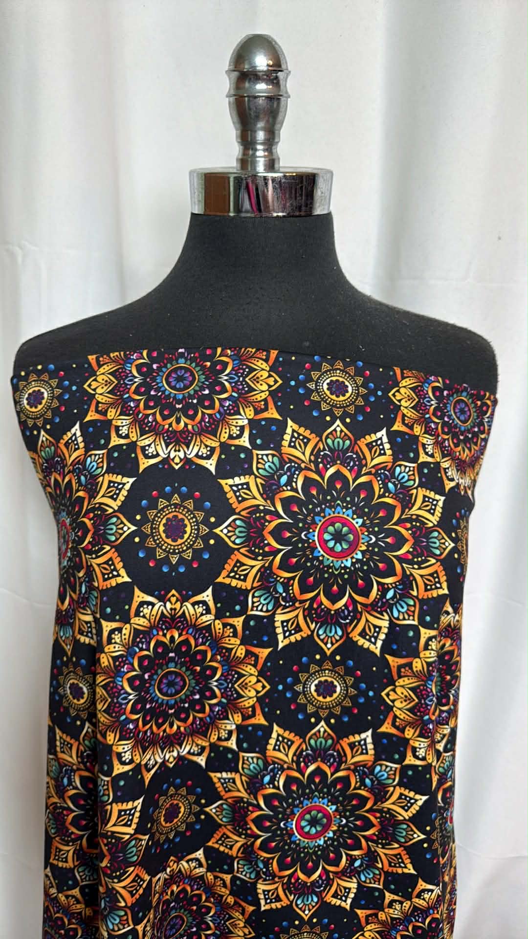 Midnight Mandala (*Custom) - Peached Performance - 3 Yard Cut