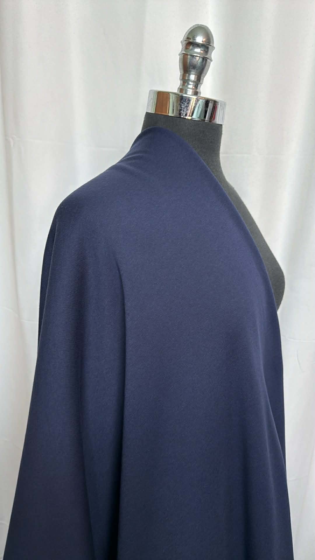 Navy - Cotton/Poly Sweatshirt Fleece (72" Wide) - 3 Yard Cut