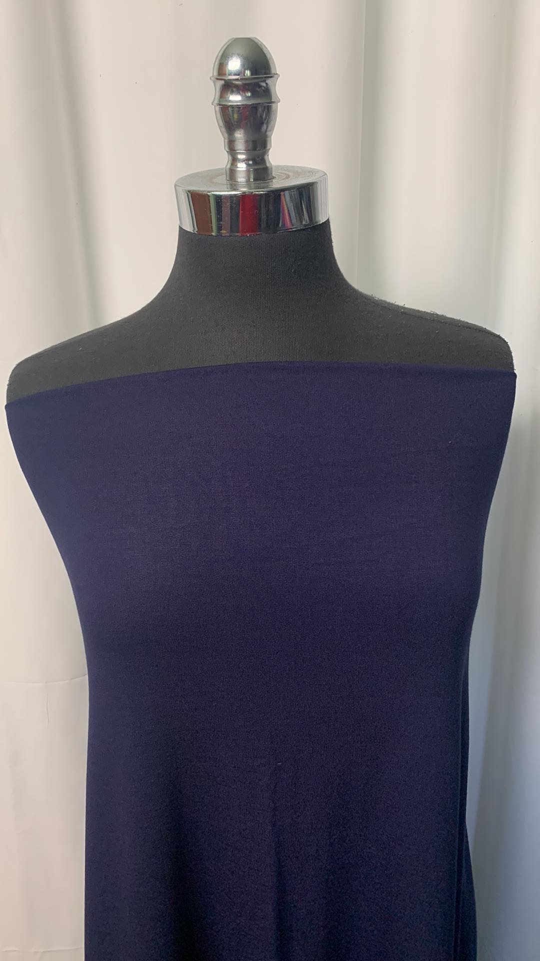 Navy - Rayon/Spandex - By the Yard