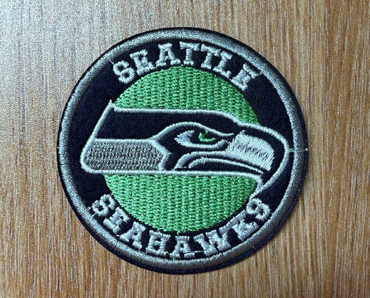 Seahawks - IRON-ON Embroidered Patch - Sold Individually